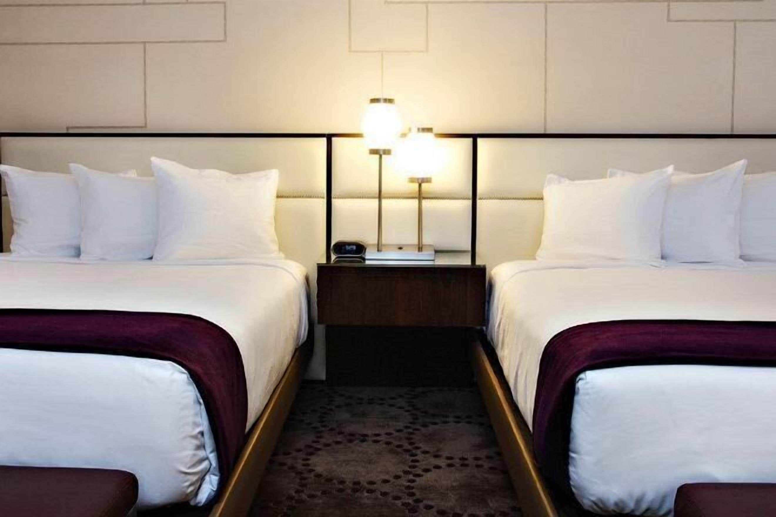 In-room safe, laptop workspace, blackout curtains, iron/ironing board