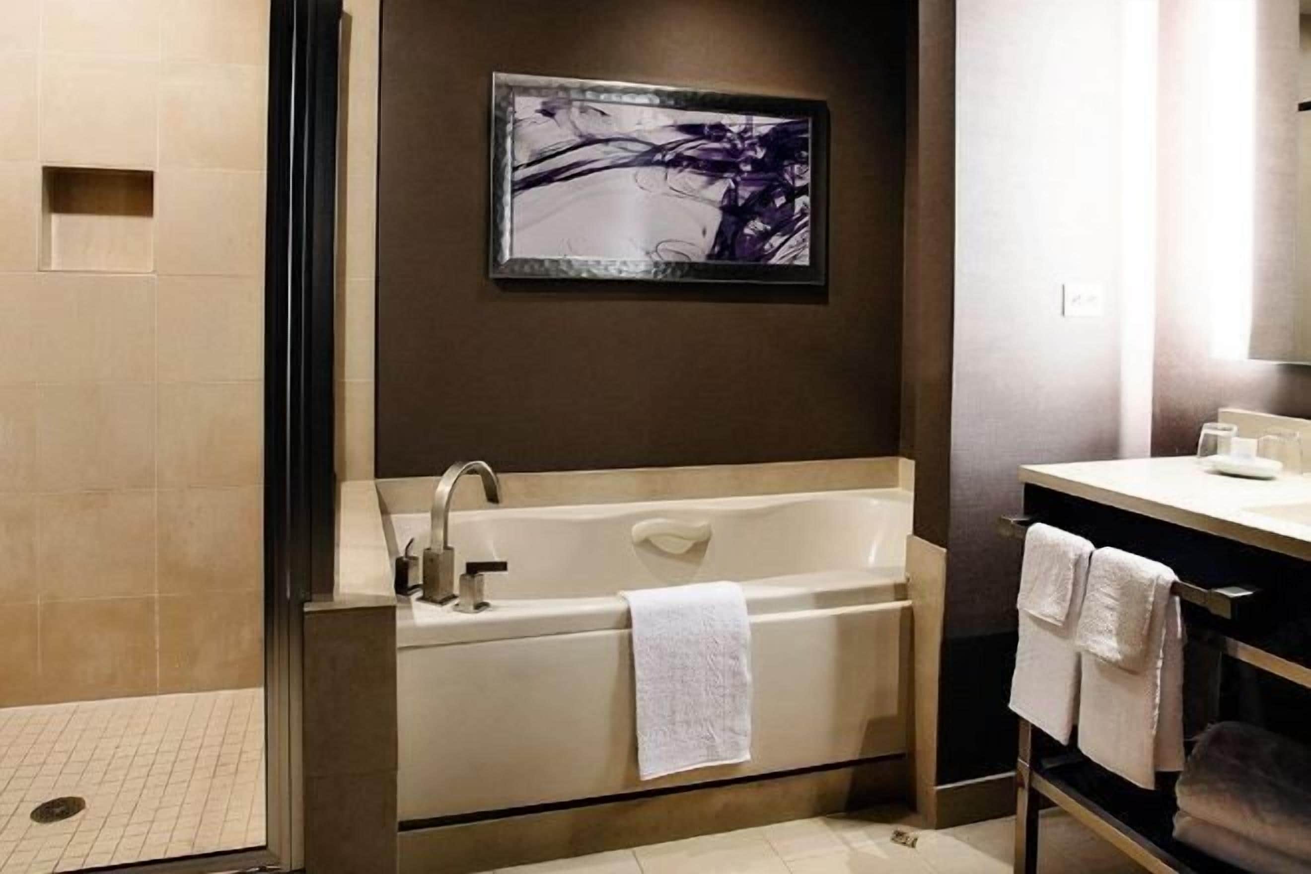 Bathroom | Eco-friendly toiletries, hair dryer, towels