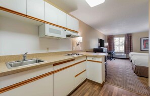 Studio, 2 Double Beds, Non Smoking | Private kitchen | Coffee/tea maker, full-sized fridge, microwave, stovetop - Extended Stay America Suites Eden Prairie Technology Dr (Eden Prairie)