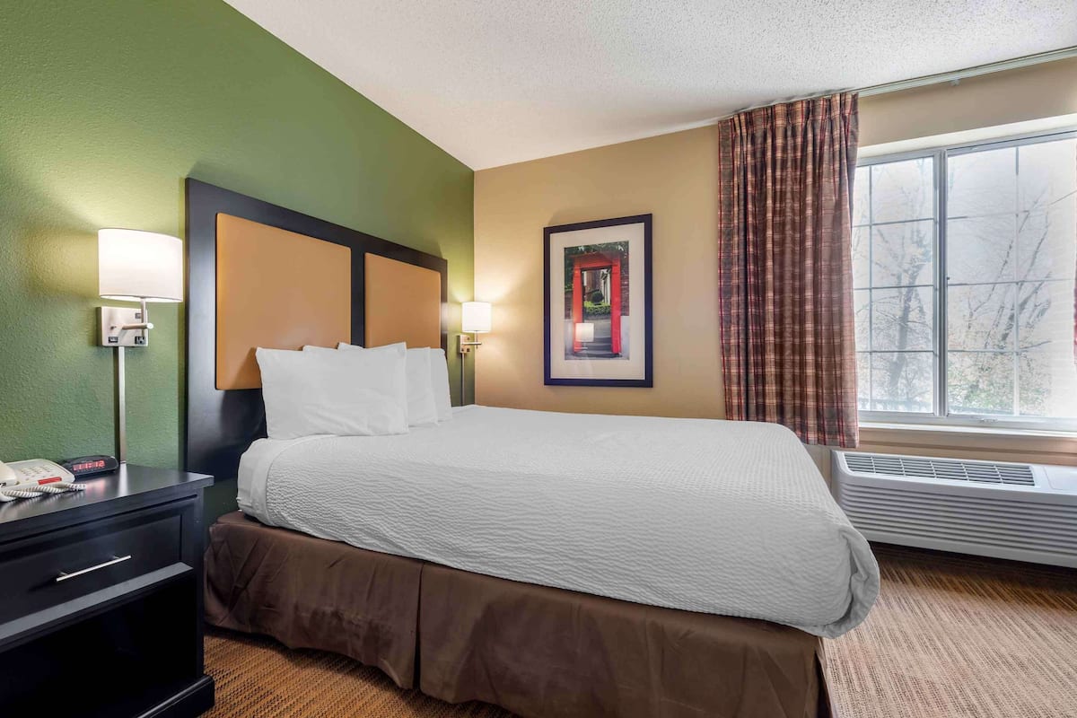 Studio, 1 Queen Bed, Non Smoking | Desk, laptop workspace, iron/ironing board, free WiFi