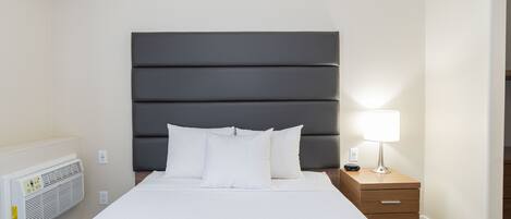 Desk, blackout curtains, iron/ironing board, free cots/infant beds