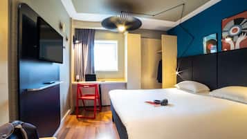 Chambre Standard, 1 lit double | Literie de qualité supérieure, bureau, chambres insonorisées