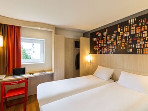 Premium bedding, desk, soundproofing, iron/ironing board