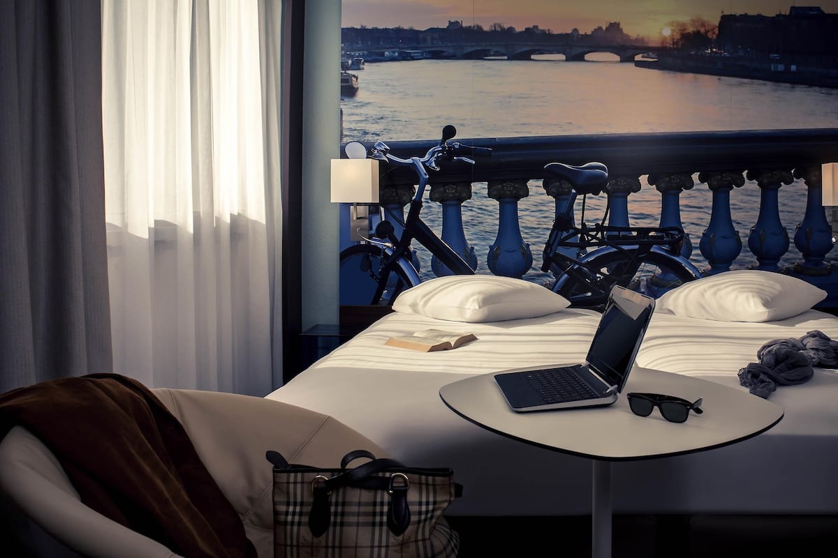 Standaard kamer, 2 eenpersoonsbedden | Luxe beddengoed, bedden met traagschuimmatrassen, een kluis op de kamer