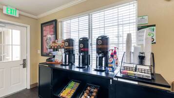 Free daily on-the-go breakfast