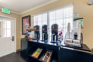 Free daily on-the-go breakfast