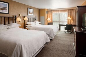 Executive Room, 2 Queen Beds, Tower | Premium bedding, down duvets, in-room safe, desk