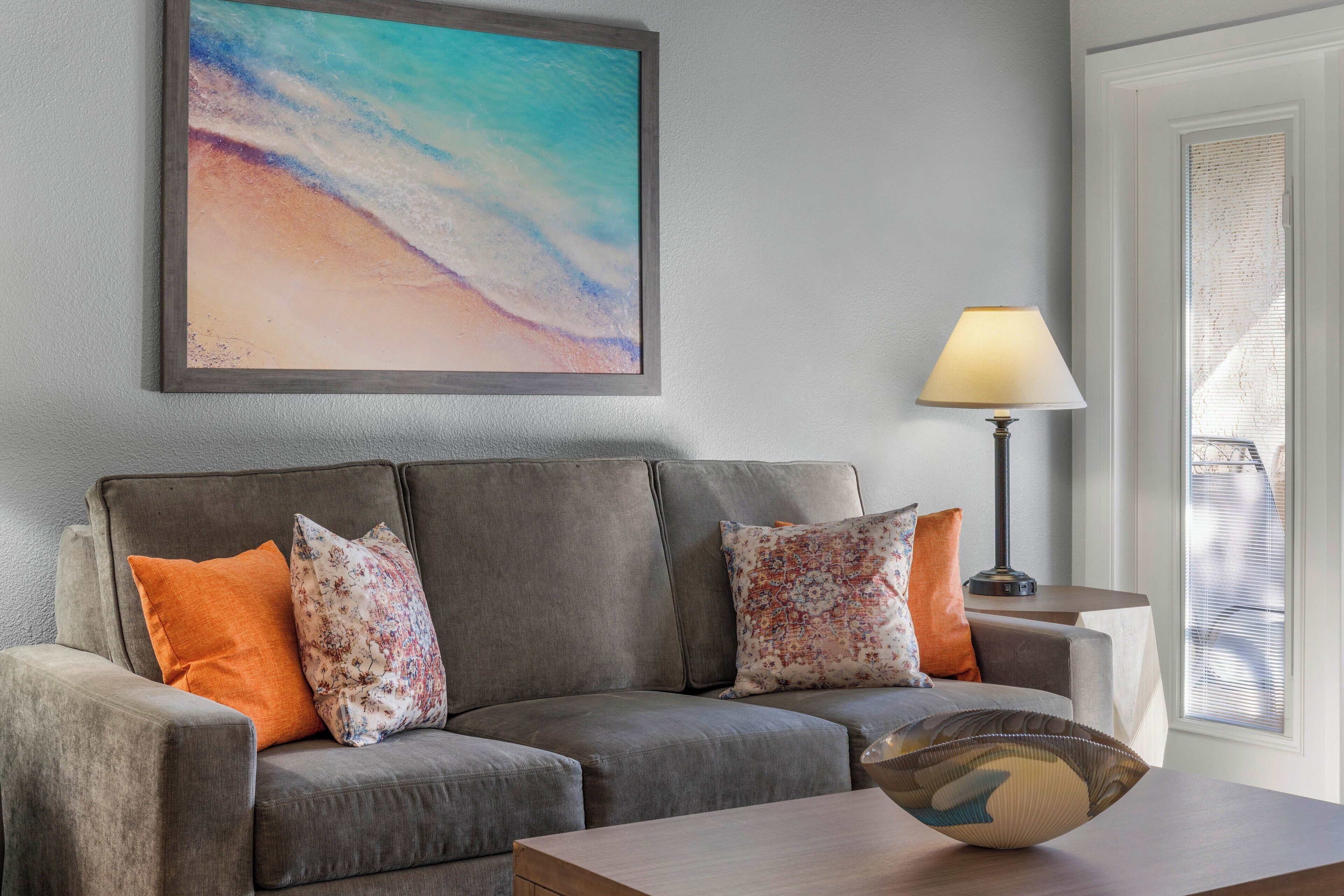 condo, 1 bedroom, kitchen | living area | tv