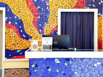 Reception area at Hotel Del Sol