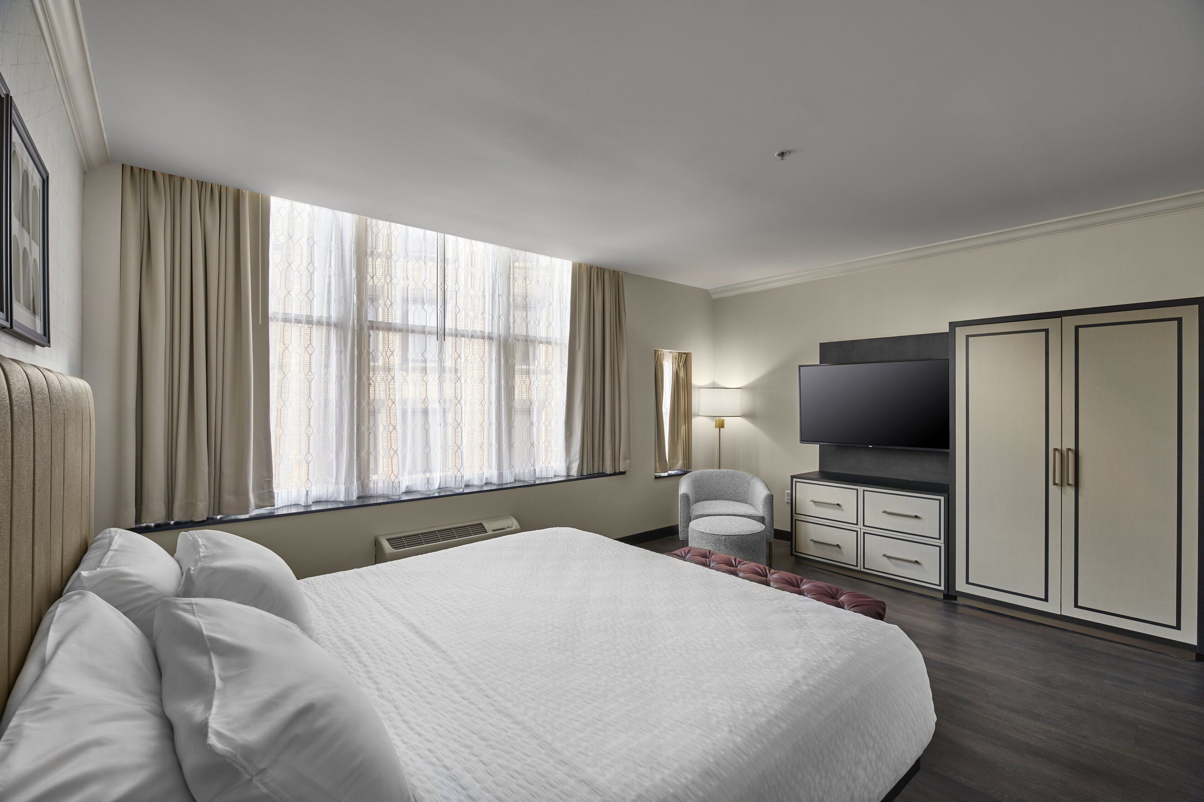 In-room safe, desk, laptop workspace, blackout drapes