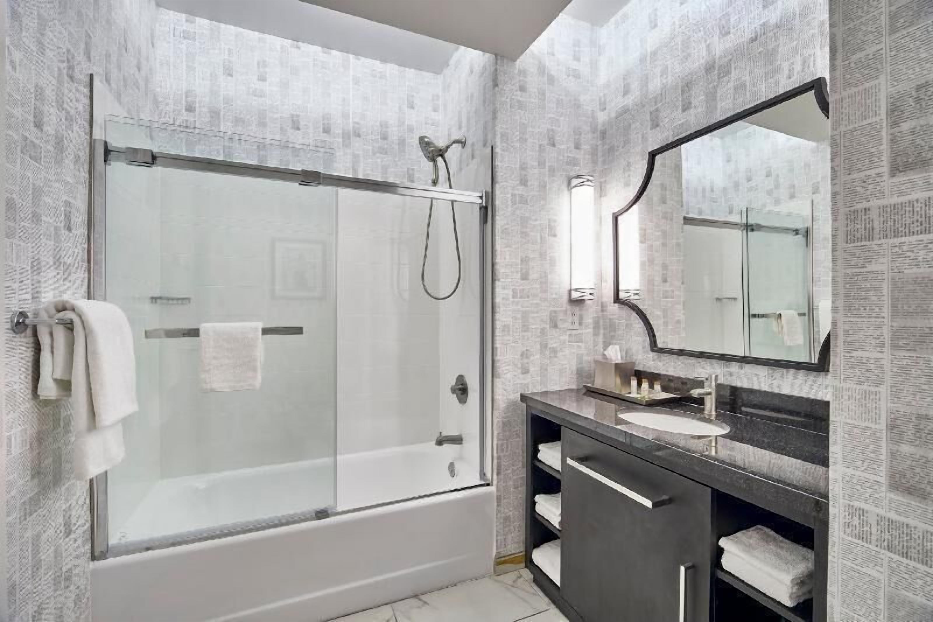 Bathroom | Eco-friendly toiletries, hair dryer, towels, soap