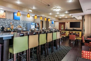 Free daily self-serve breakfast