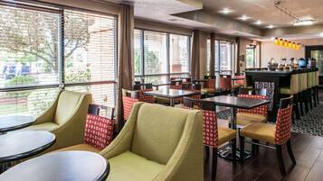 Free daily self-serve breakfast