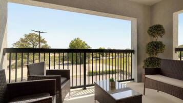 In-room safe, desk, iron/ironing board, free cribs/infant beds