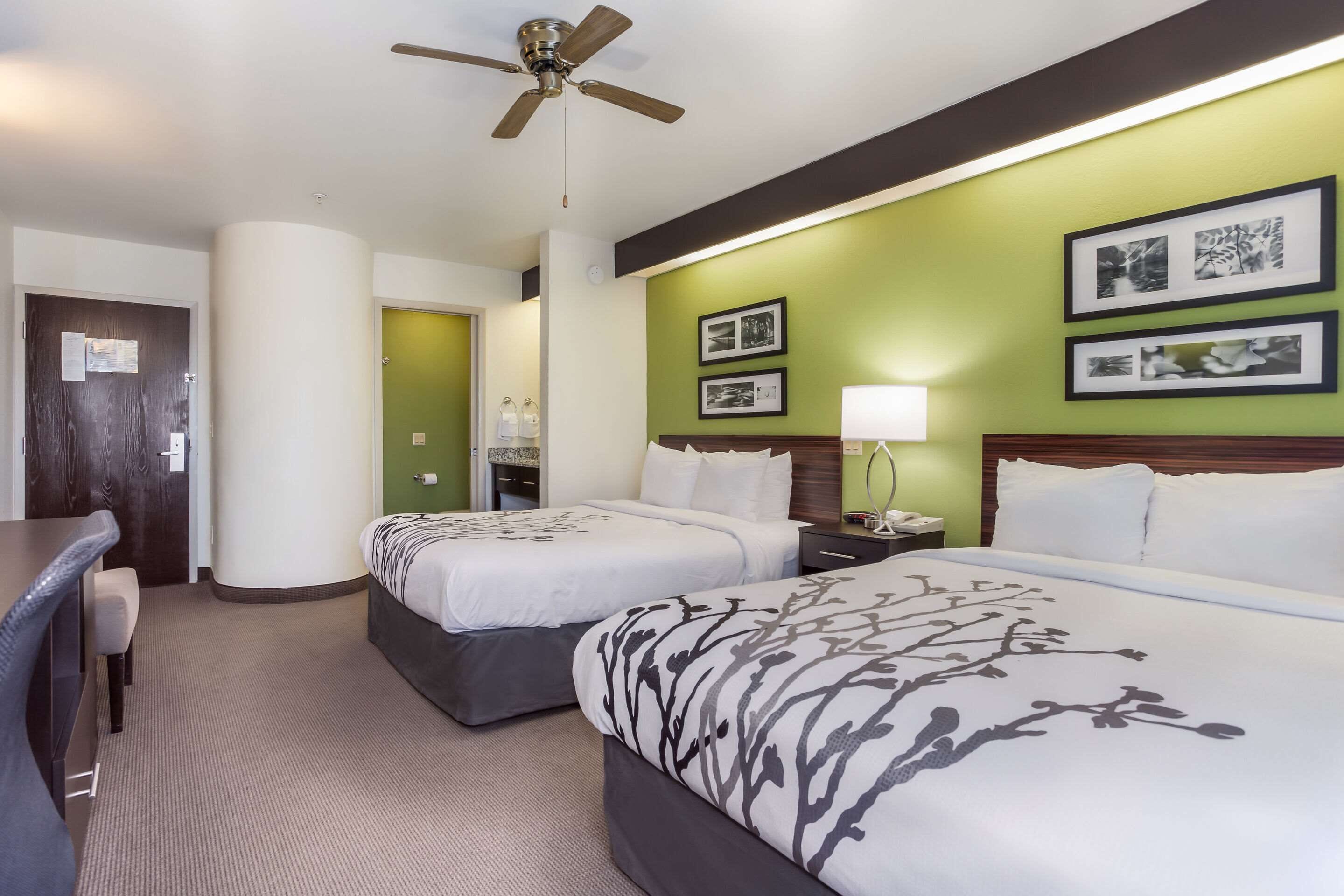 standard room, 2 queen beds, non smoking | desk, iron/ironing board, free cots/infant beds, rollaway beds