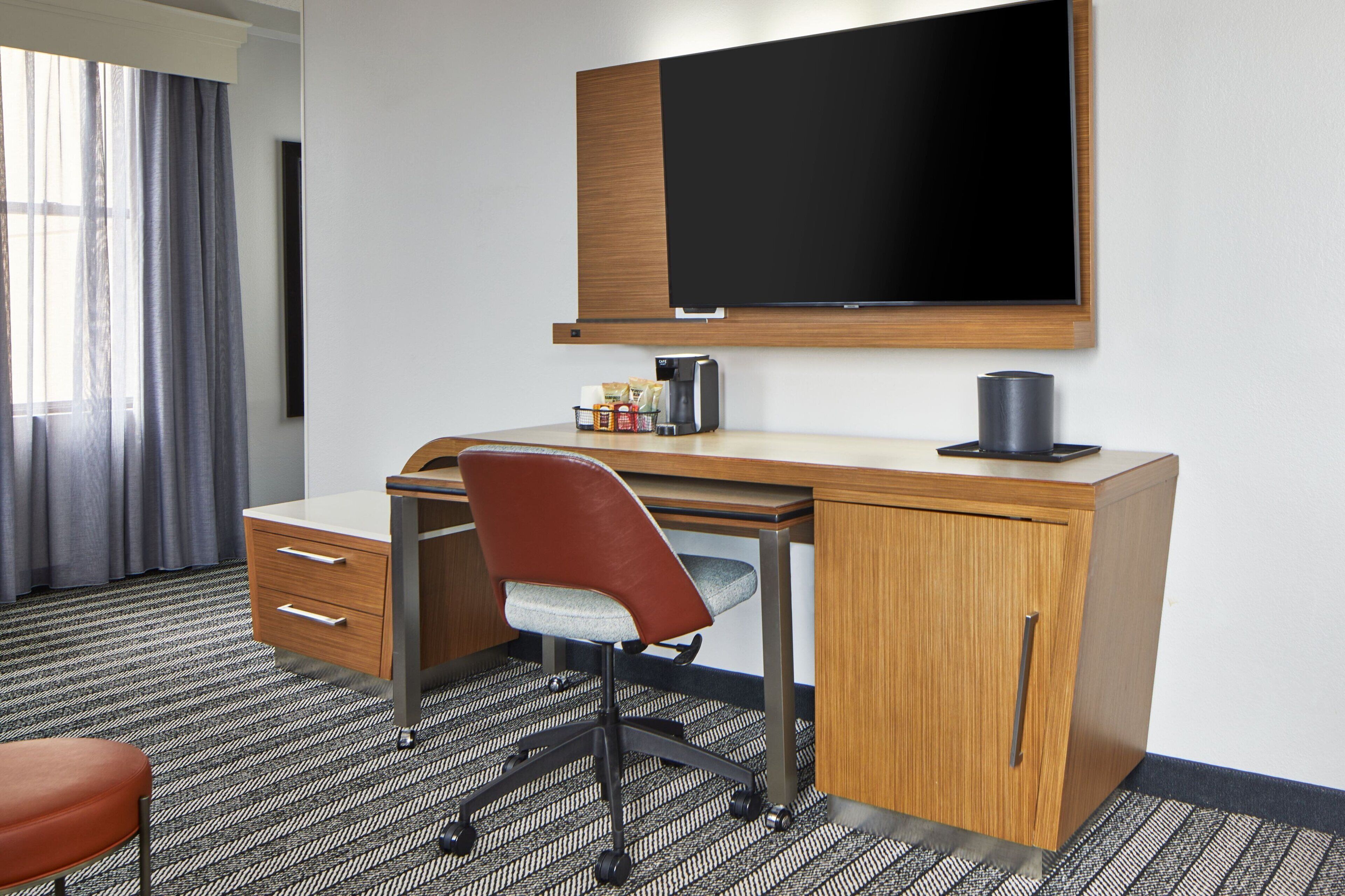 pillow-top beds, in-room safe, desk, blackout curtains