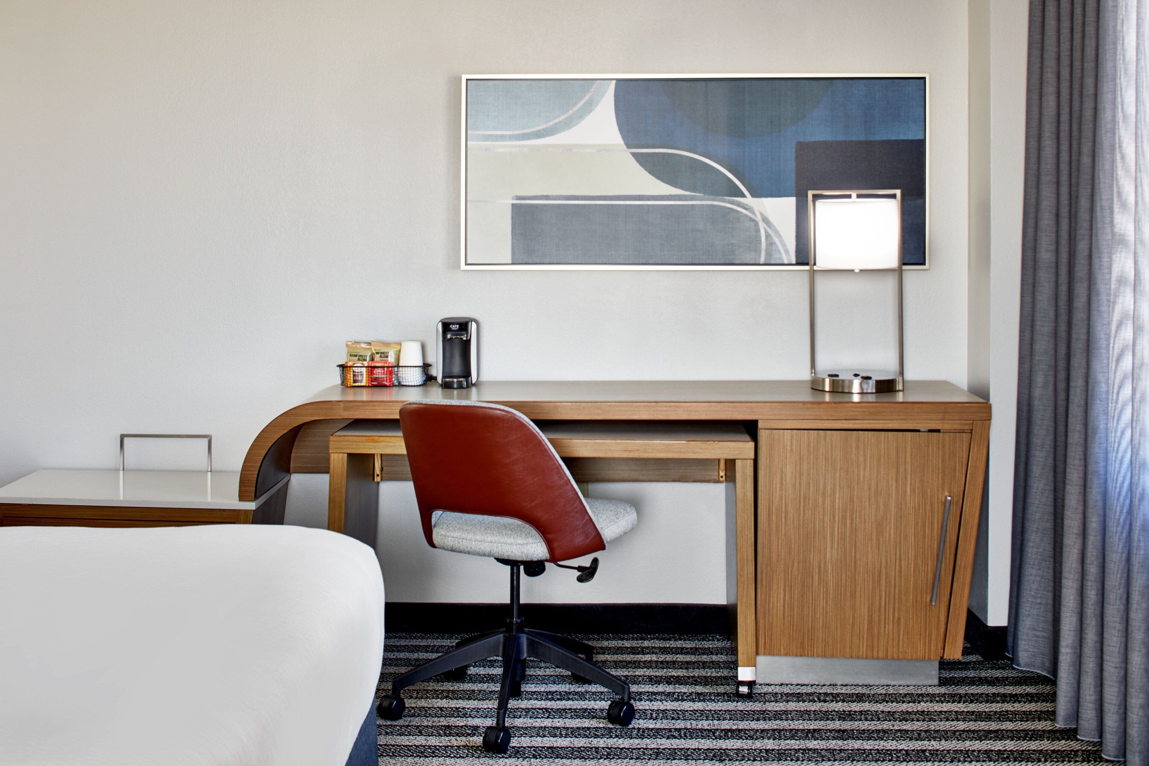 pillow-top beds, in-room safe, desk, blackout curtains