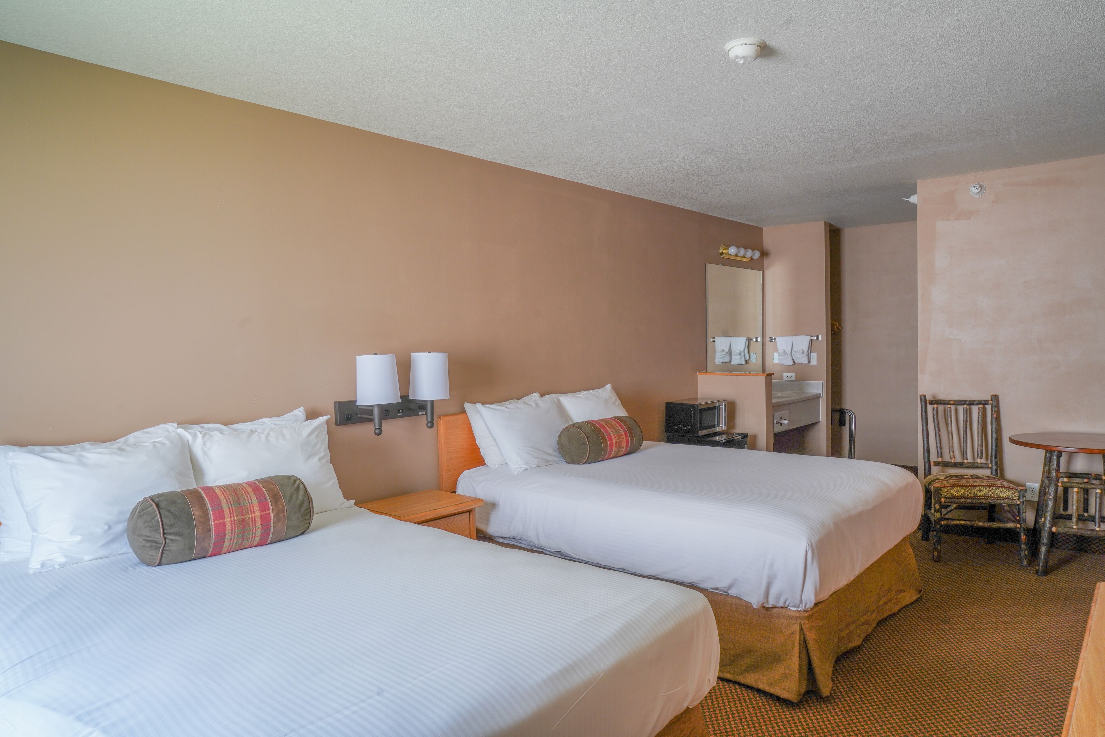 Strykejern/-brett, ekstrasenger (mot et tillegg) og wi-fi (inkludert)