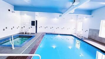 Indoor pool, outdoor pool