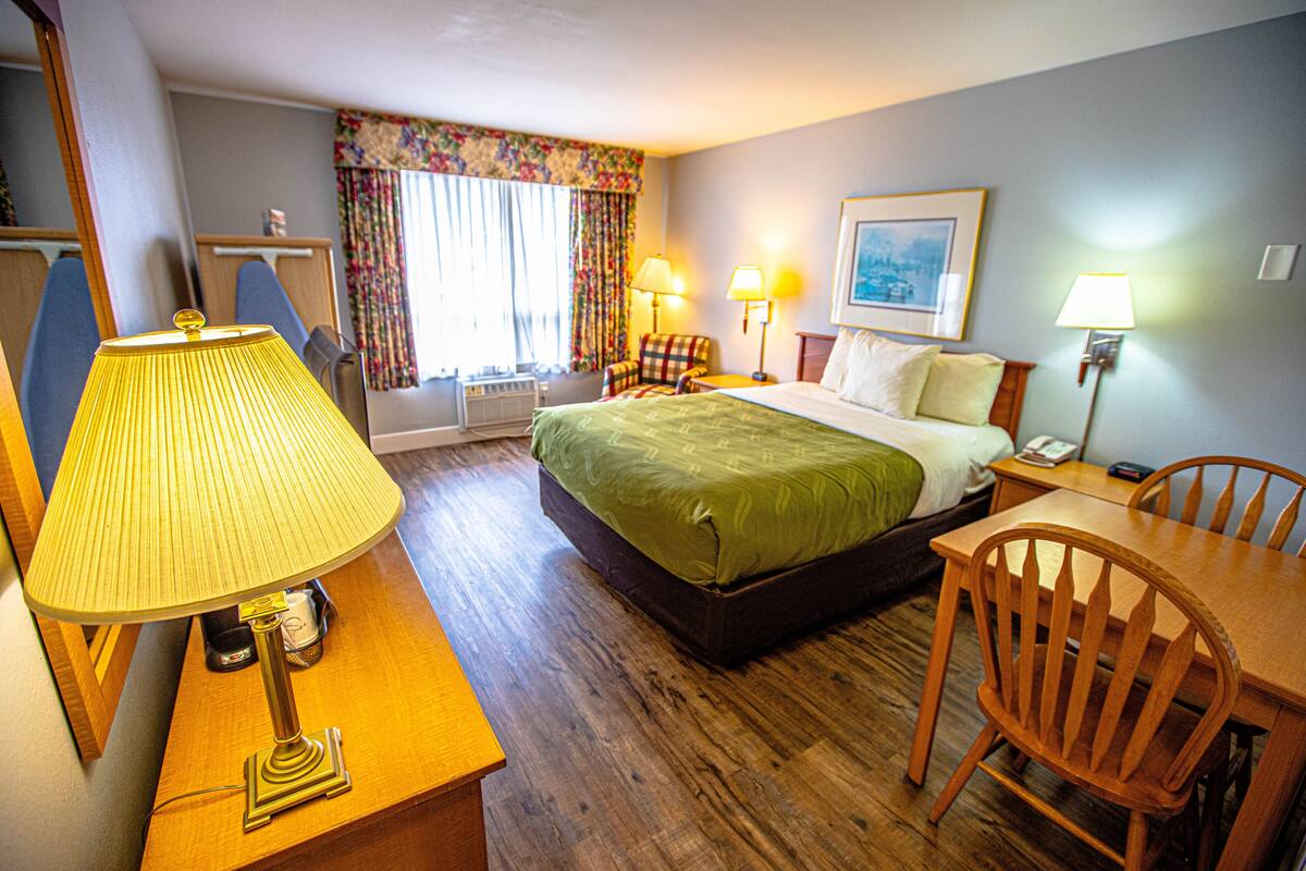 Queen Room - Ground Floor | Premium bedding, desk, laptop workspace, iron/ironing board