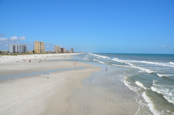 Aan het strand