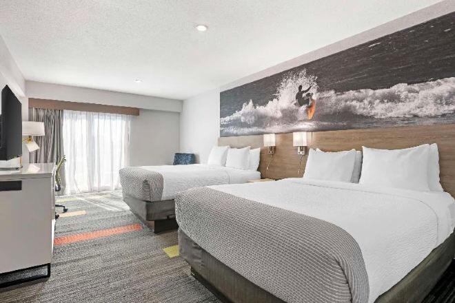 Premium bedding, pillowtop beds, in-room safe, desk