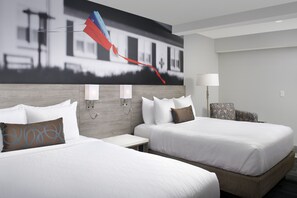 Standard Room, 2 Queen Beds, Balcony, City View (Balcony)