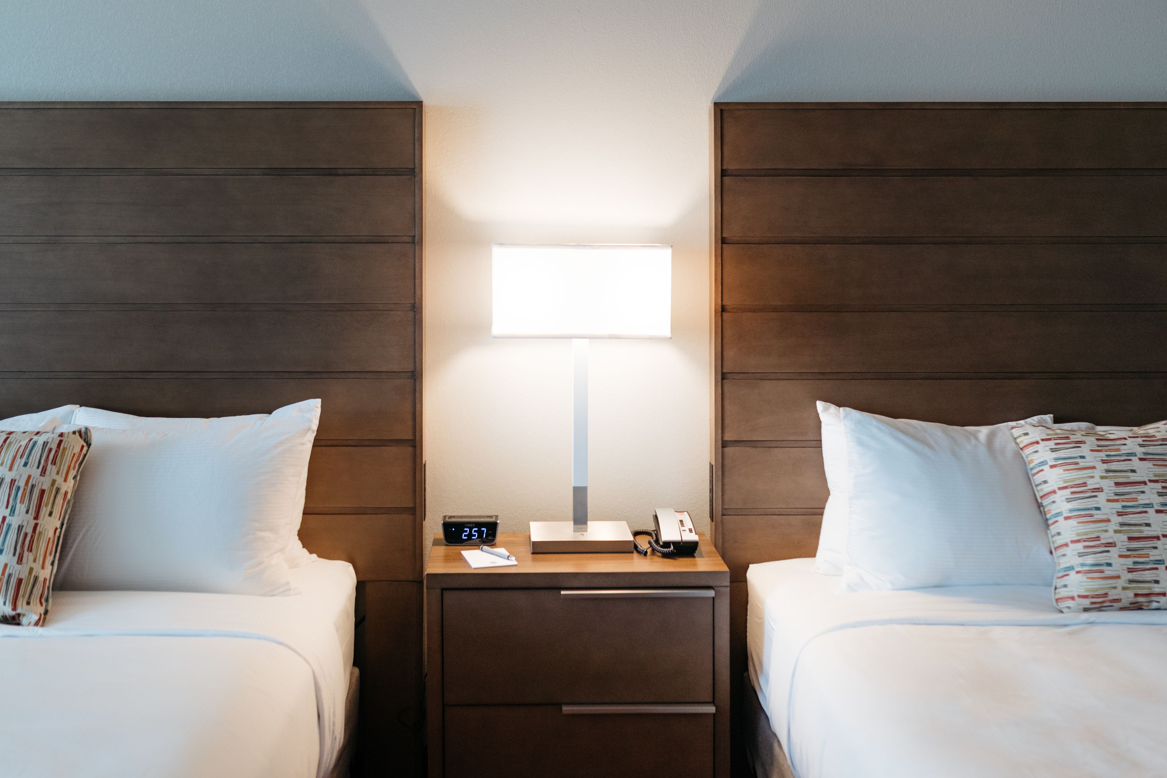 studio suite, 2 queen beds, accessible (hearing) | desk, laptop workspace, iron/ironing board, rollaway beds