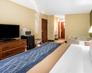 In-room safe, desk, blackout curtains, iron/ironing board