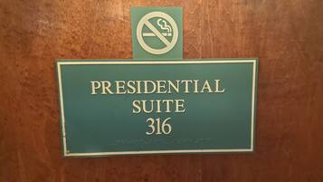 Señal para la suite presidencial 316.