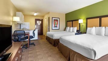 Desk, iron/ironing board, travel crib, free WiFi