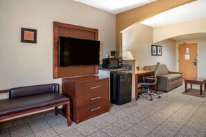 In-room safe, iron/ironing board, free cribs/infant beds, free WiFi