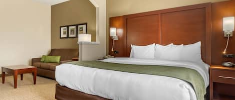 Suite, 1 King Bed, Non Smoking | Premium bedding, in-room safe, individually decorated