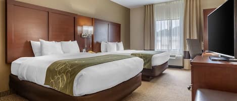 Suite, 2 Queen Beds, Non Smoking | Premium bedding, in-room safe, individually decorated