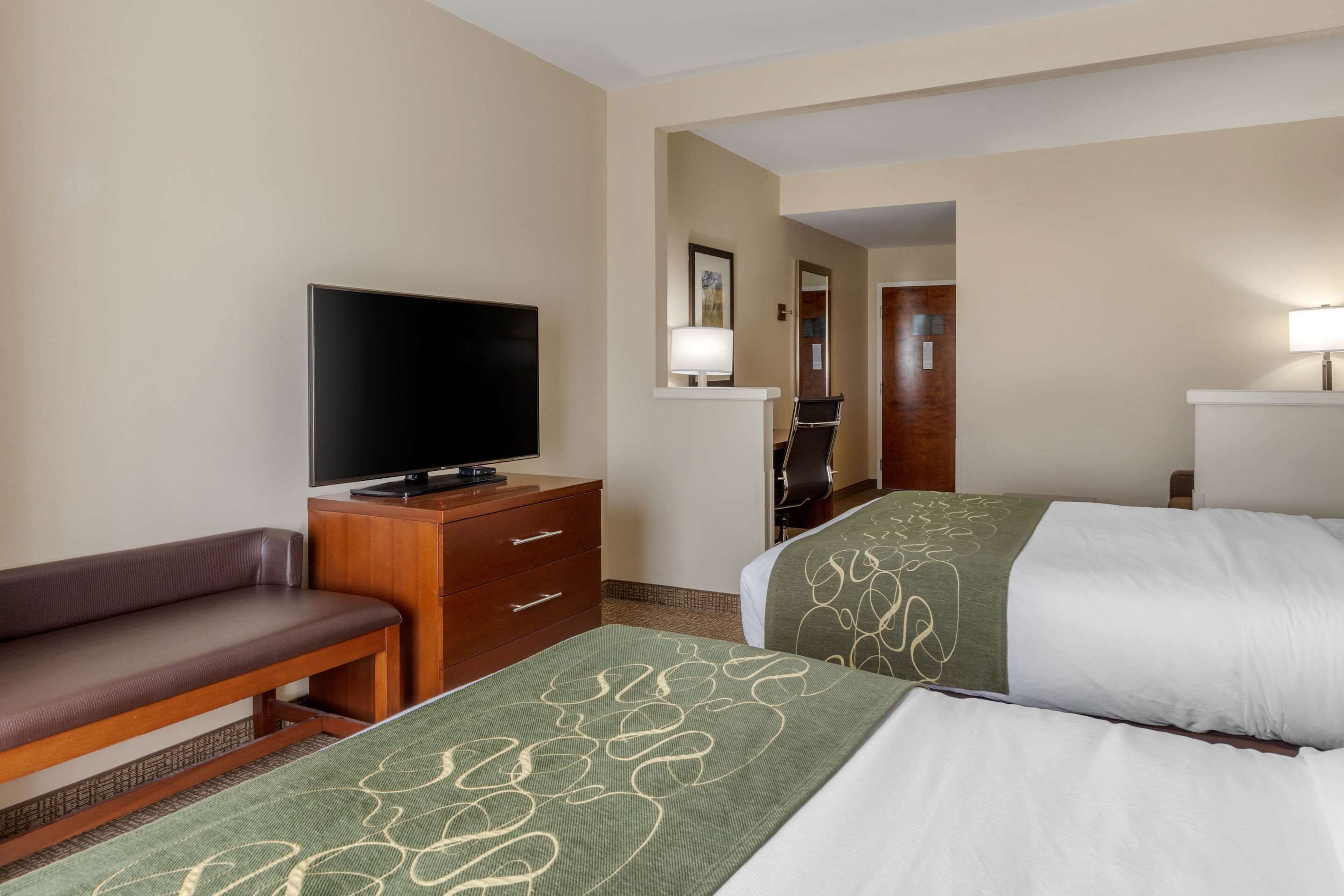 suite, 2 queen beds, non smoking | premium bedding, in-room safe, individually decorated