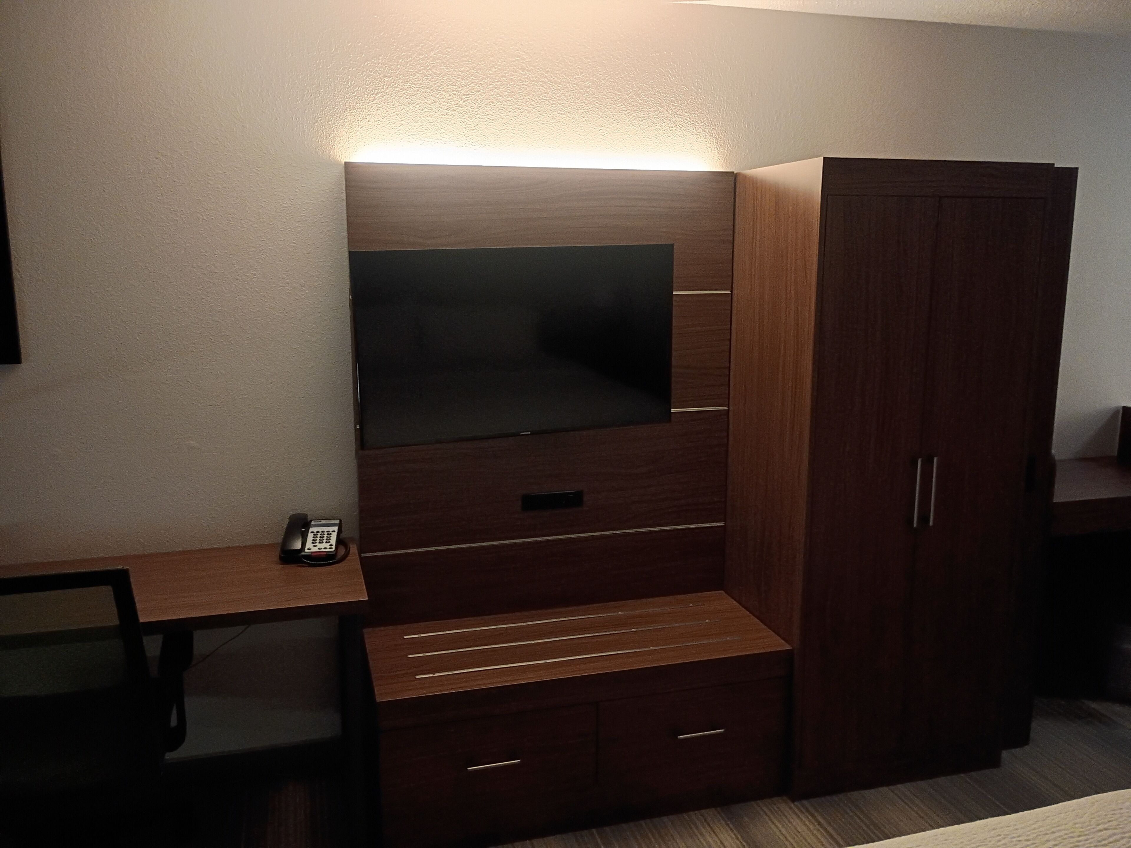 Desk, iron/ironing board, free cots/infant beds, free WiFi