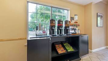 Free daily on-the-go breakfast