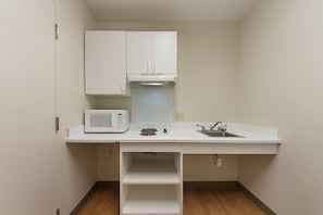 Standard Studio, 1 Queen Bed, Accessible, Non Smoking | Private kitchenette | Fridge, microwave, stovetop
