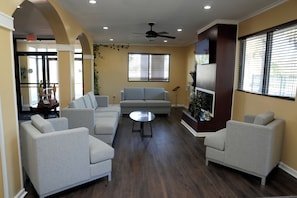 Lobby sitting area