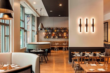 Breakfast, lunch, dinner served; French cuisine  at Le Meridien Boston Cambridge