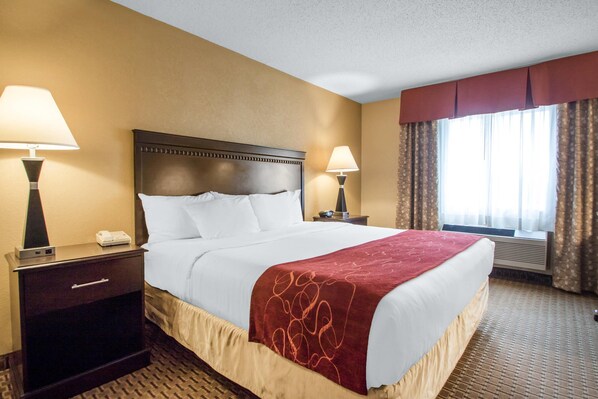 Suite, Non Smoking | Desk, laptop workspace, blackout drapes, iron/ironing board - Comfort Suites Wisconsin Dells Area (Portage)