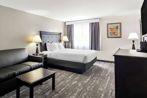 标准房, 1 张特大床, 无烟房, 冰箱和微波炉 (Pet Friendly;with Sofabed) | 办公桌、遮光窗帘、熨斗/熨衣板、免费 WiFi