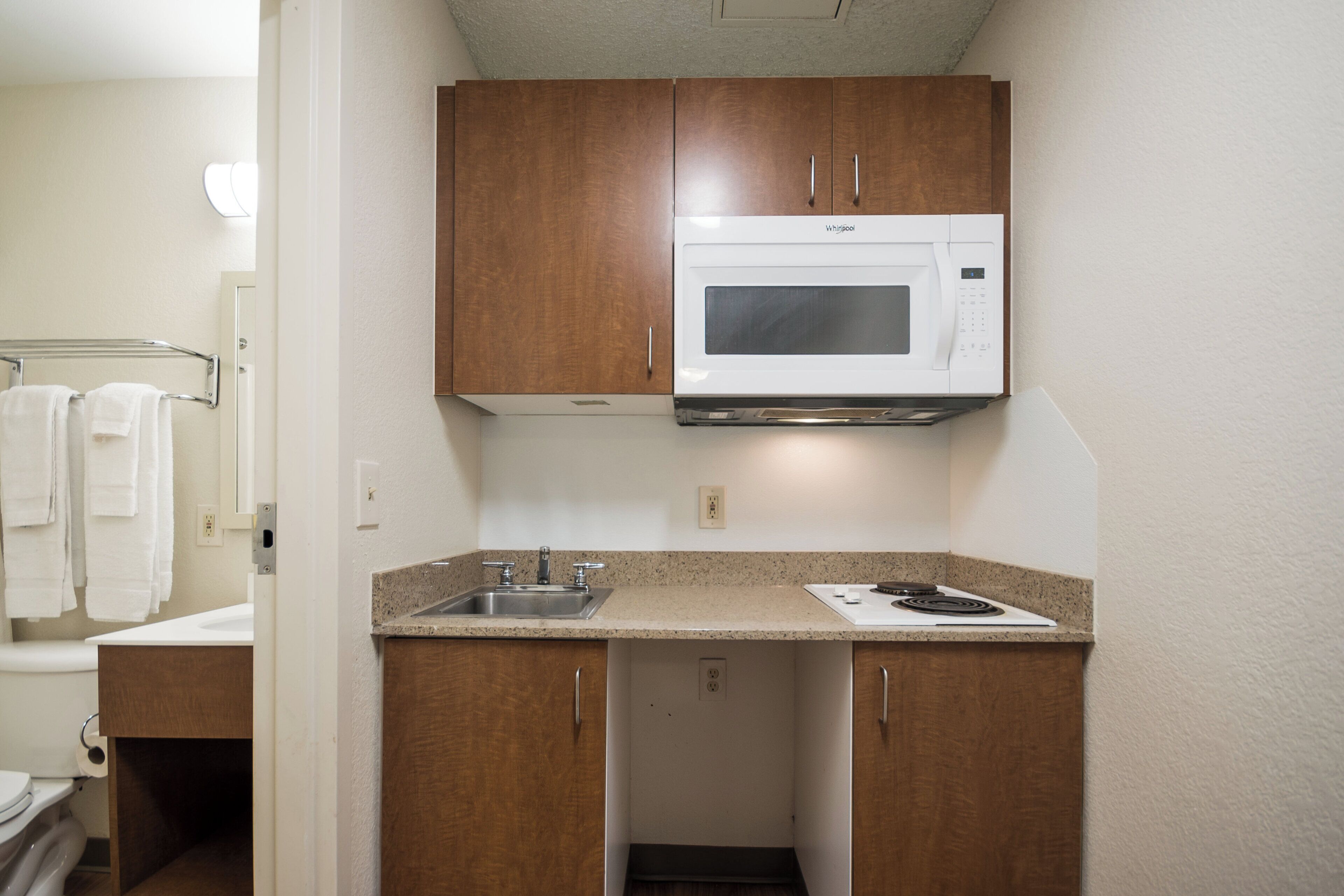 Studio, 2 Queen Beds, Non Smoking (Walk-In Shower) | Iron/ironing board (on request), WiFi (free), bed sheets