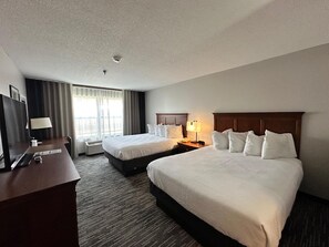 Standard Room, 2 Queen Beds, Non Smoking | Premium bedding, pillow-top beds, desk, iron/ironing board - Best Western Harmony Inn Fort Dodge Iowa (Fort Dodge)