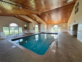 Indoor pool, outdoor pool