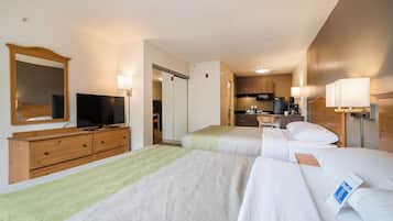 Ropa de cama de alta calidad y escritorio