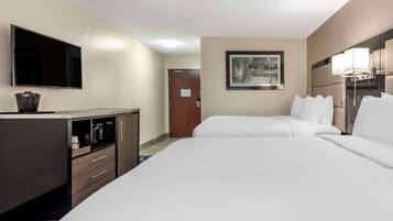 Standard Room, 2 Queen Beds, Non Smoking | Hypo-allergenic bedding, in-room safe, desk, blackout drapes