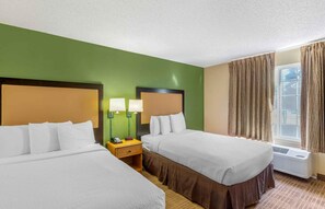 Studio, 2 Double Beds, Non Smoking | Desk, iron/ironing board, free WiFi, bed sheets - Extended Stay America Suites Portland Beaverton (Beaverton)