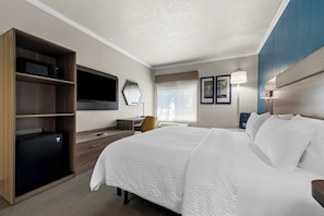 Down duvets, pillow-top beds, in-room safe, desk