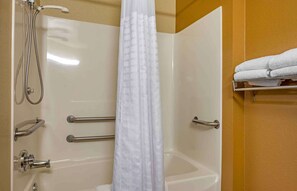 Studio, 1 Queen Bed, Accessible, Non Smoking | Bathroom - Extended Stay America Suites Champaign Urbana (Champaign)
